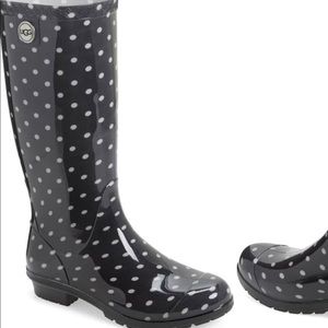 UGG Shaye Polka Dot Rain Boots